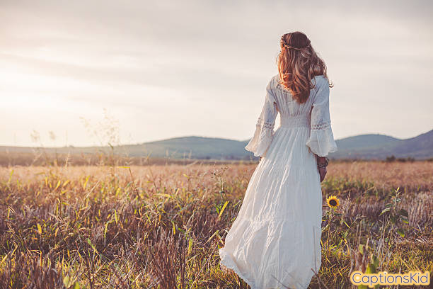 White Dress Captions For Instagram